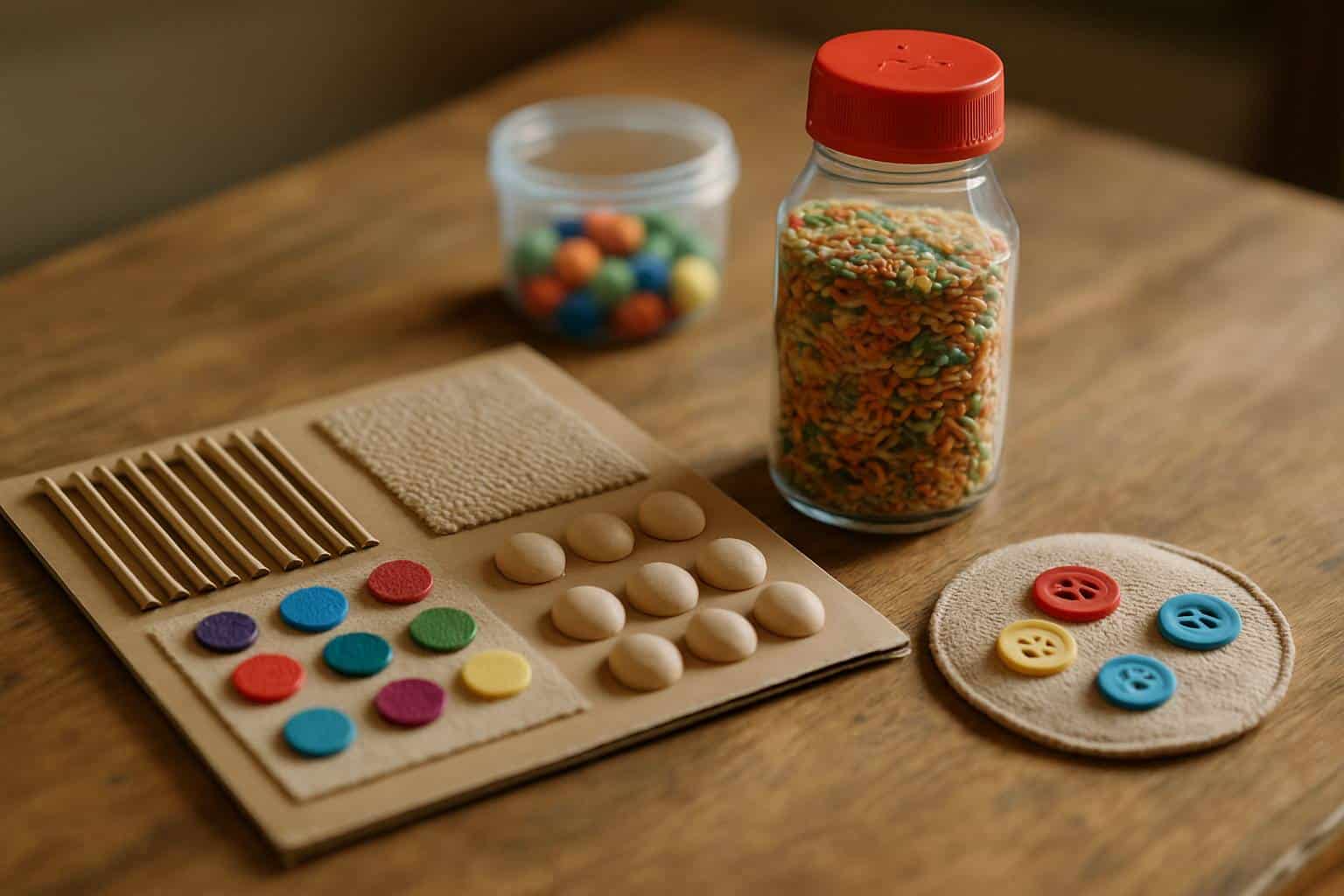 Matériel sensoriel fait maison : idées simples et rapides à réaliser