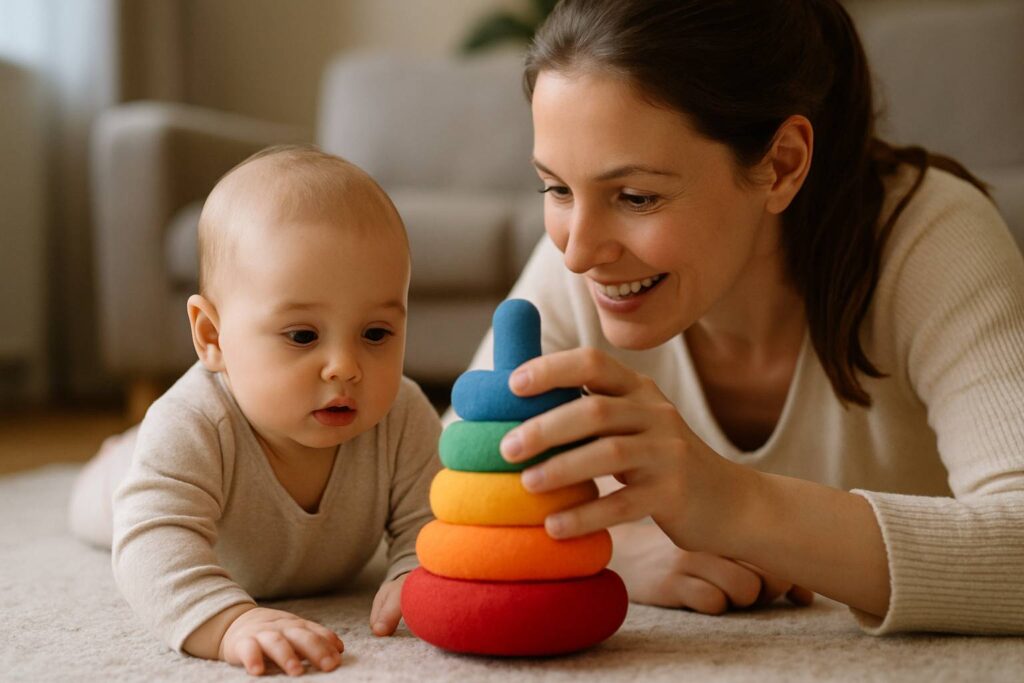 Comment favoriser l’éveil de bébé la première année ?